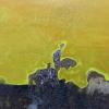 Masvikiro ( spirits of the land) 2012; 50cm x 31cm; Printmaking ink, oil paint, linseed oil, fabric paint and liquin on canvas (SOLD)