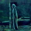 Mum and the tree (2011)  47cm x 42cm  Mixed media on canvas (SOLD)