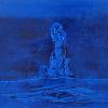 Death of the mermaid III; 240cm X 150cm (2012-2013); Oil + mixed paints and stitching on canvas.