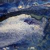 Title: Land of mystery (2013); Size: 39.5cm X 29cm; Medium: Print making ink, linseed oil and acrylic on fabriano; (11)