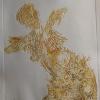 Title: Trance (2011); Size: 100 X 70cm; Medium: Collagraphy print on fabriano; (12) (SOLD)